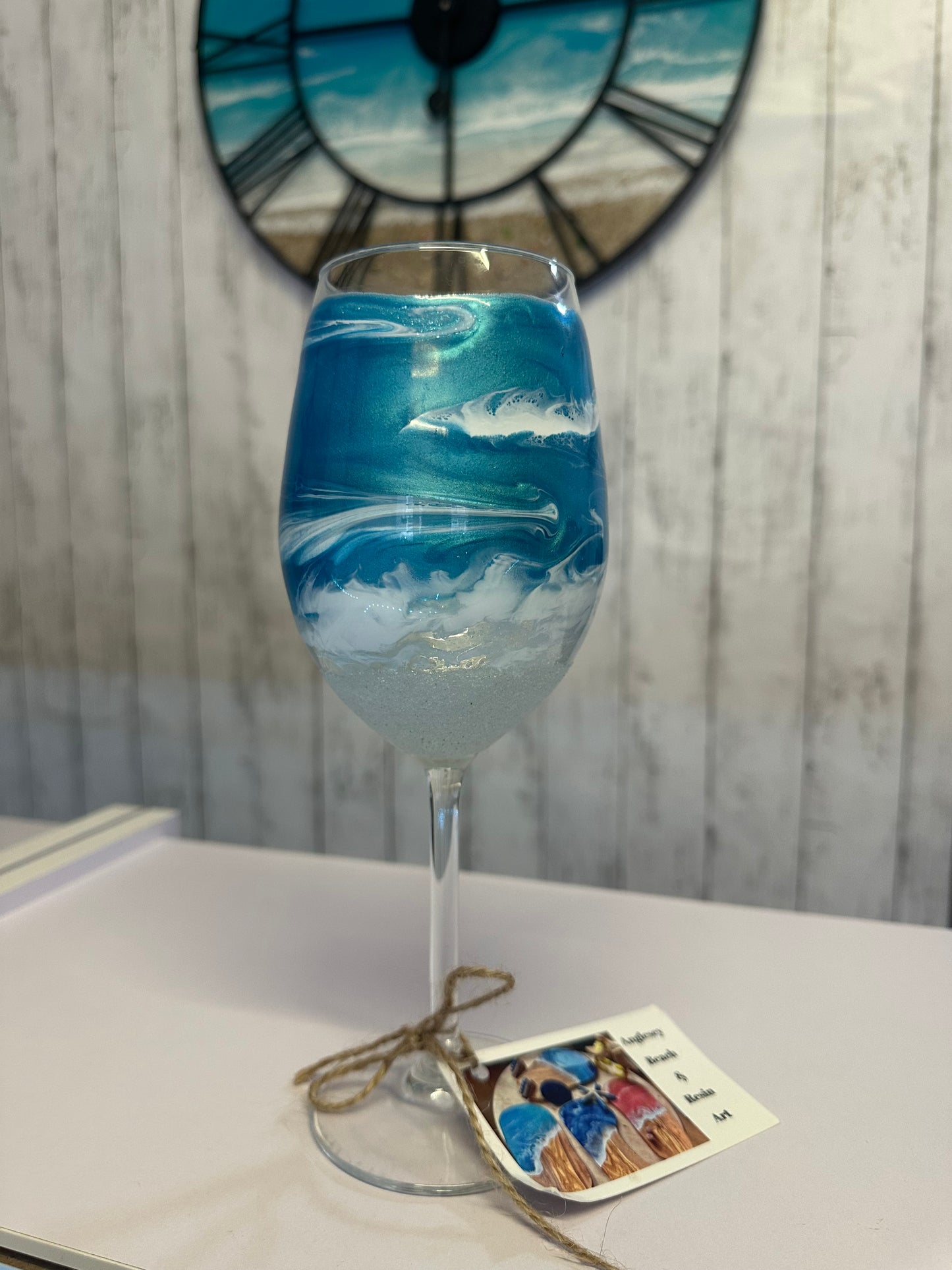 The Ocean Wine Glass